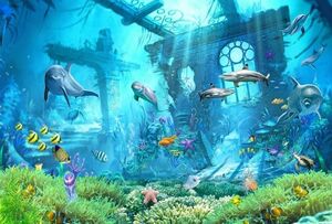 Фотообои детские Divino Decor Затонувший город 400х27