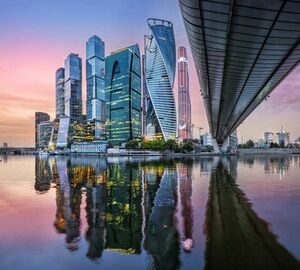 Фотообои DIVINO Decor -066 Москва-Сити 300х27