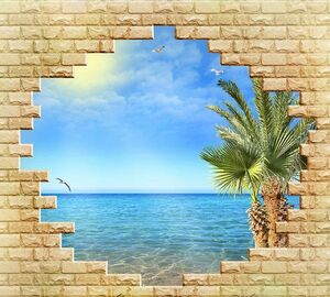Фотообои Divino Decor/D коллекцияD-069Проход к пляжу300х270 см