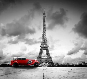 Фотообои Divino Decor/D коллекцияD-086Красный авто300х270 см