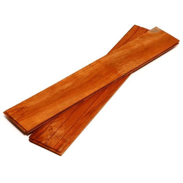 Напольное покрытие из тикового дерева марки C Jumbo 1,6х12.5х70 см (20 шт