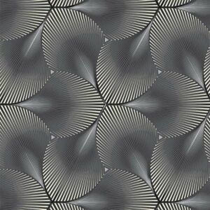 NEW AGE Kaleidoscope NA8693-16 обои виниловые на флизелиновой основе (1.06х10,05м) черные