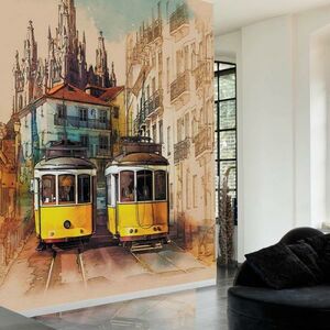 Обои Milan (Жёлтый трамвайчик), M 252 200х270 см