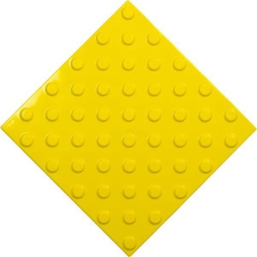 PALITRA TECHNOLOGY Плитка тактильная , конусы линейные 50245-2-PVC-300x300x4-Y-VI