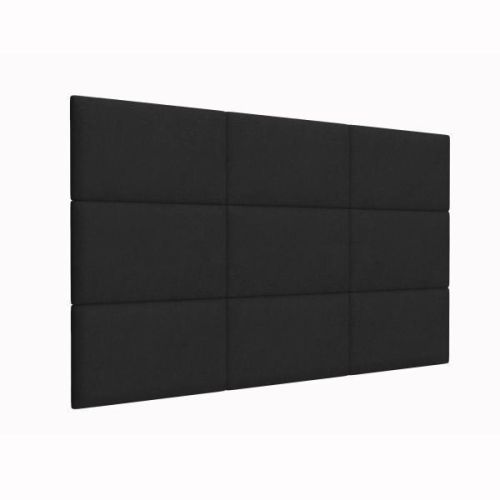 Стеновая панель Eco Leather Black 30х50 см 4 шт.