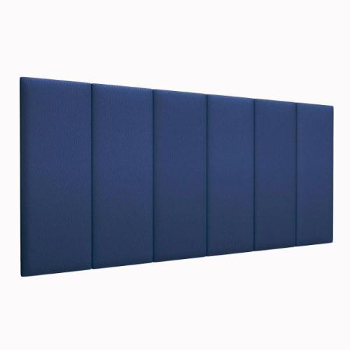 Стеновая панель Eco Leather Blue 30х80 см 4 шт.