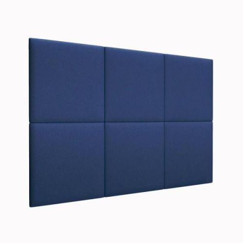Стеновая панель Eco Leather Blue 50х50 см 1 шт.