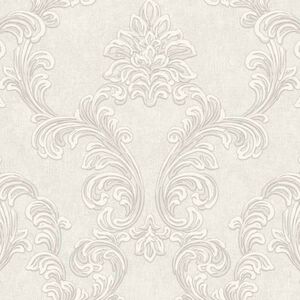 Виниловые обои WallSecret Catalana 8879-21 молочные 1,06х10,05 м